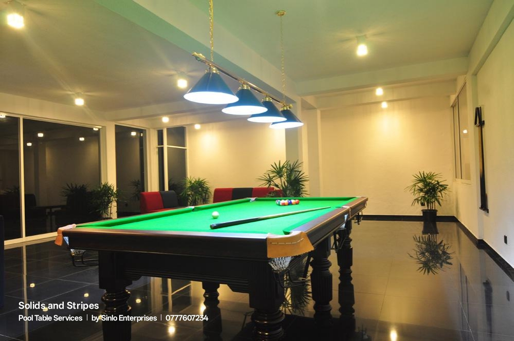 Professional Snooker Table Setup
